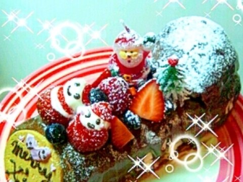 親子で楽しい☆★クッキーで作るクリスマスケーキ★☆